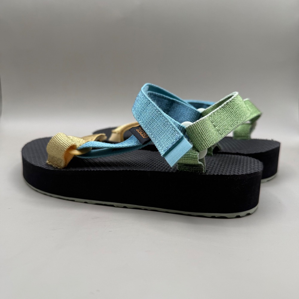 Teva Midform Universal Sandals Womens Size 3 Multi-Color Strappy Platform